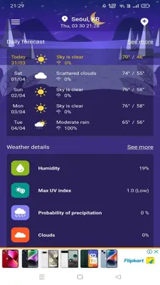 Live Weather android App screenshot 3